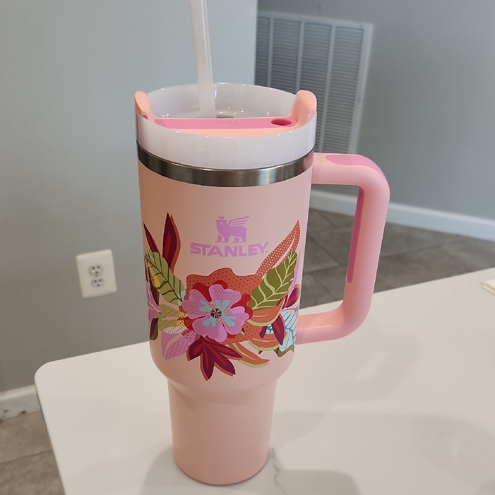 Stanley Pink Sorbet Classic Floral Mug with Handle